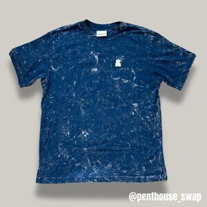 Teddy Fresh Acid Wash T-shirt in Blue, Size S (unisex)